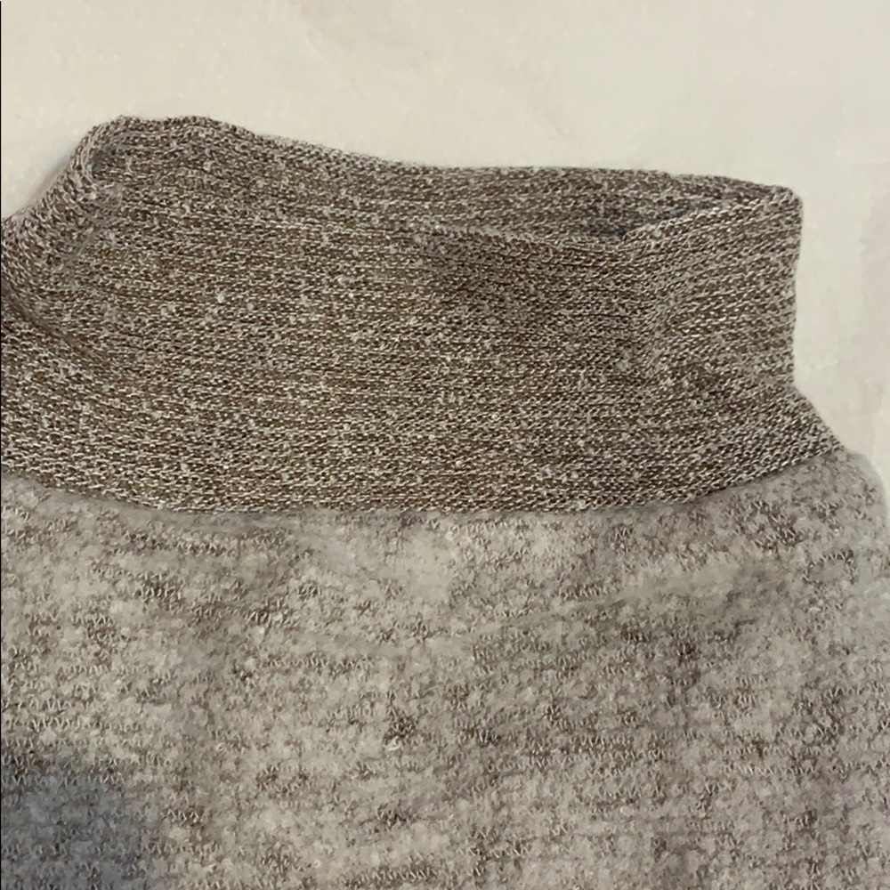 CHERISH TAUPE BRUSHED KNIT WAIST TIE LONG JOGGERS - Picture 5 of 8